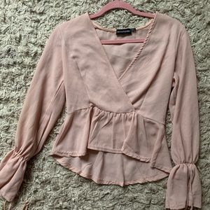 Pretty little thing pink blouse